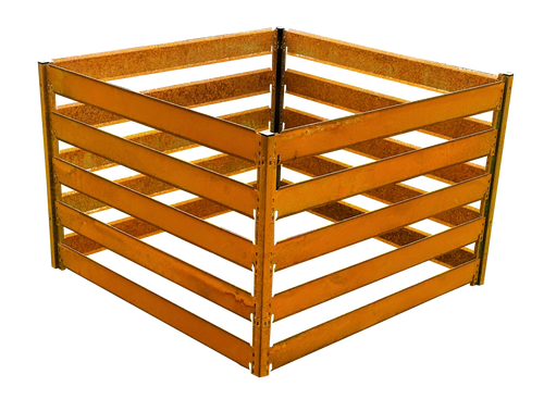 Komposter aus Cortenstahl – 700 Liter | 100 × 100 × 70 cm