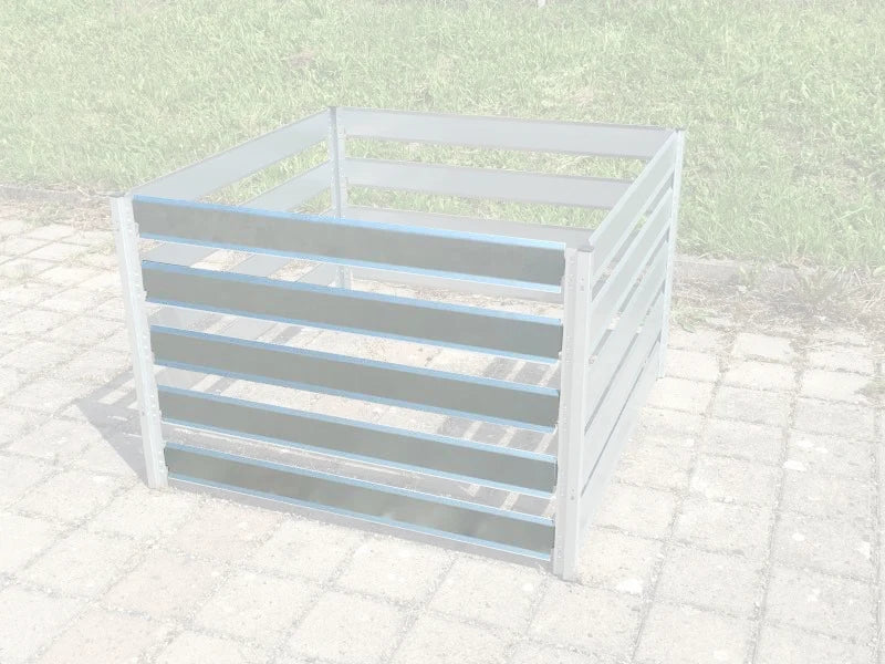 5 Verbindungsprofile für Metallkomposter 1000 Liter – verzinkt | 100 cm