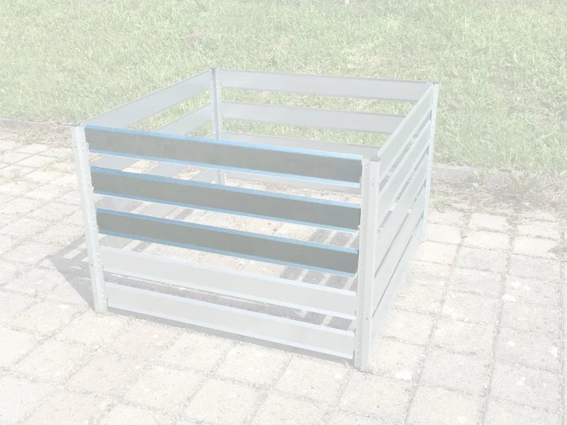 3 Verbindungsprofile für Metallkomposter 700 Liter – verzinkt | 100 cm