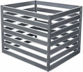 Komposter aus feuerverzinktem Metall mit 1000 Litern Fassungsvermögen für den Garten.