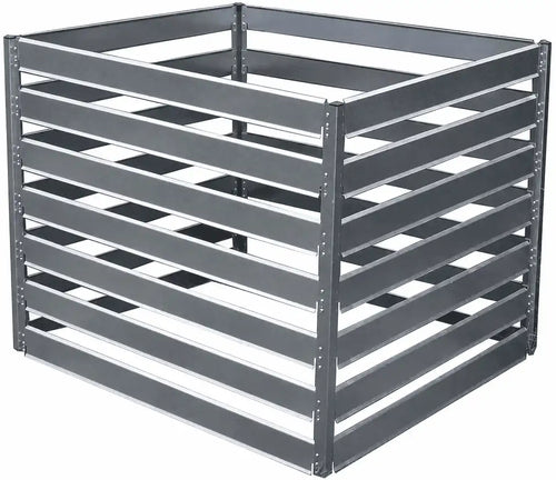 Komposter aus Metall feuerverzinkt – 1000 Liter | 100 × 100 × 100 cm